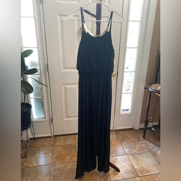 NWOT EMMA & MICHELLE BLACK JUMPSUIT SIZE M - Picture 6 of 9